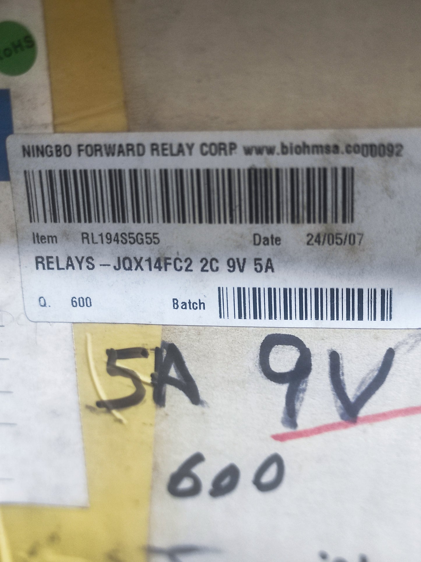 RELAY jqx14fc2cs5