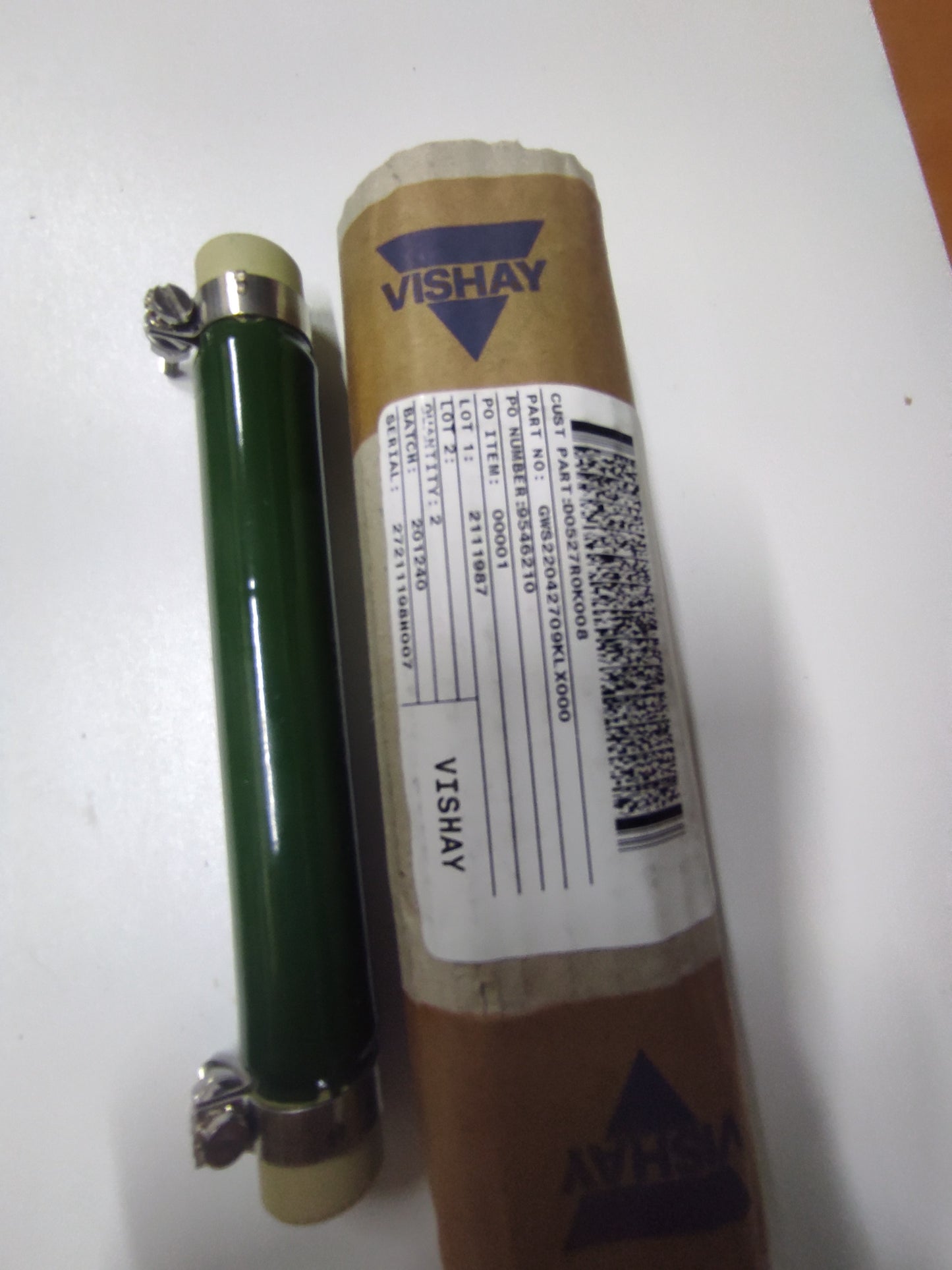 PIPE RESISTORS GWS22042709KLX000 27R VISHAY