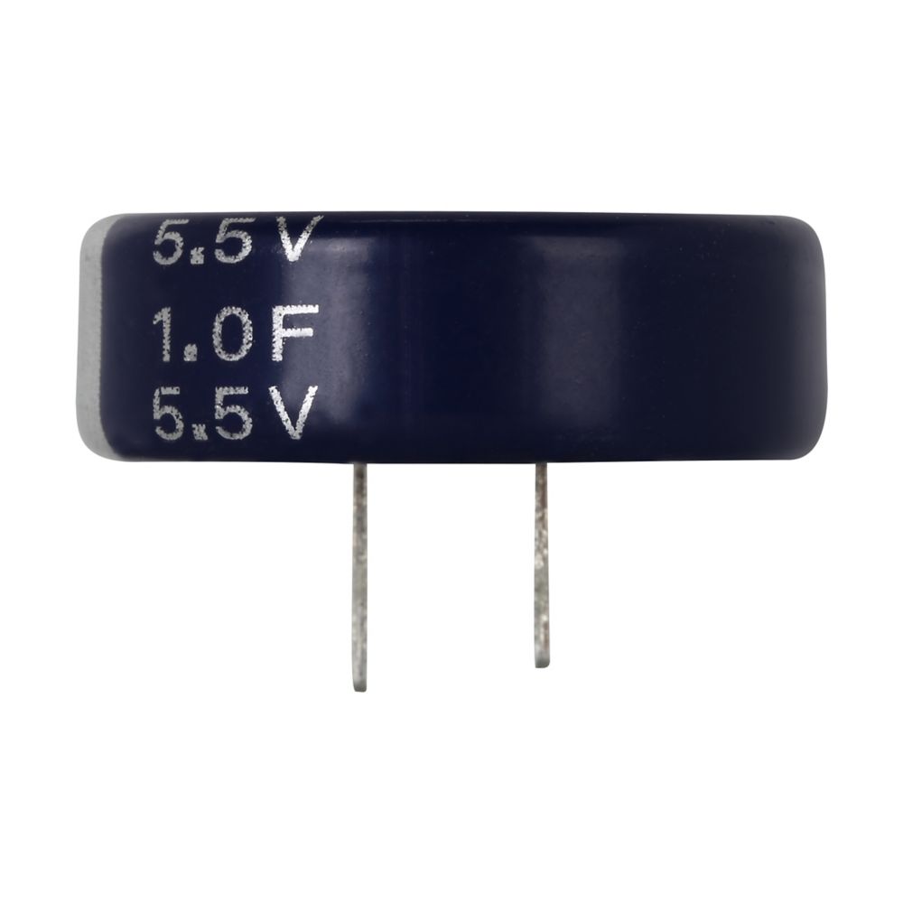 KR-5R5C105-R Eaton KR supercapacitor, 5.5 V, Cylindrical, Capactiance 1.0