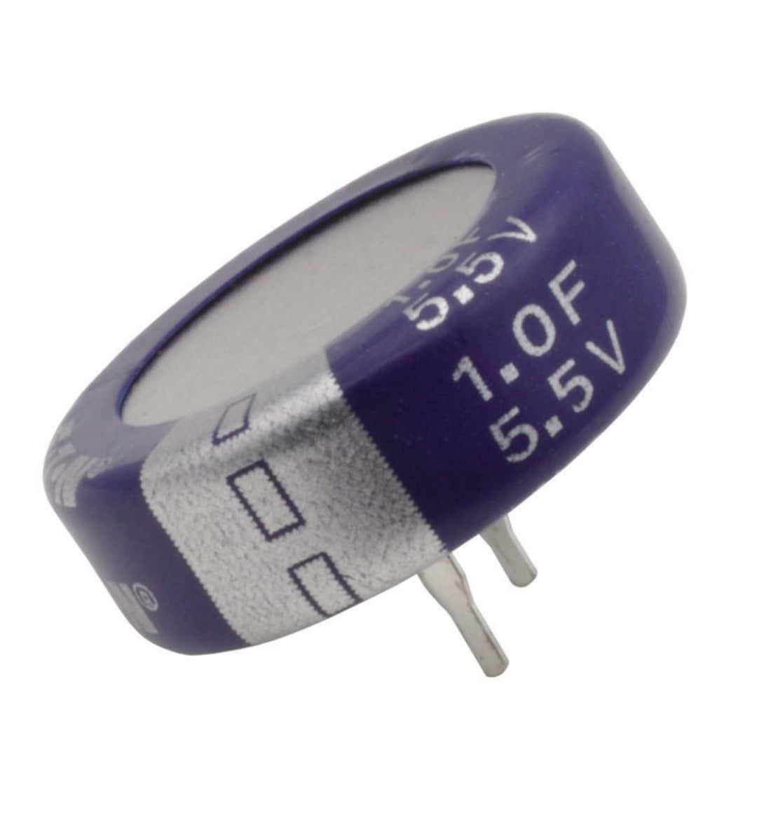 KR-5R5C105-R Eaton KR supercapacitor, 5.5 V, Cylindrical, Capactiance 1.0