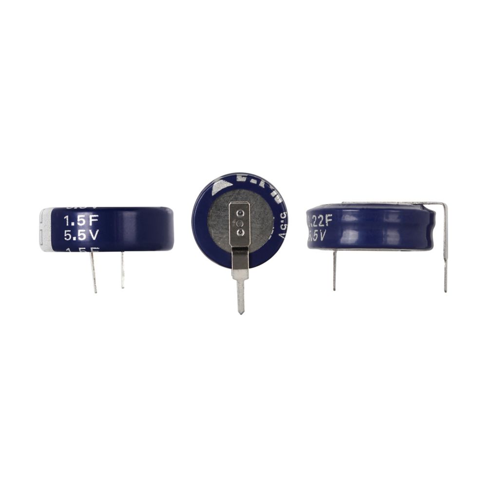 KR-5R5C105-R Eaton KR supercapacitor, 5.5 V, Cylindrical, Capactiance 1.0